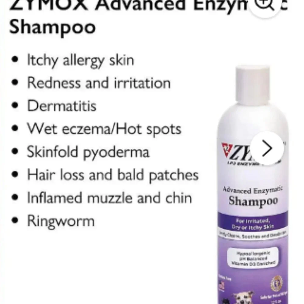 Zymox Enzymatic Pet Itch Relief Therapy Shampoo and Conditioning Rinse